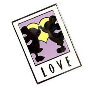 Minnie Mouse Mickey Mouse Lapel Pin Love Stamp Badge Brooch Accessories Jewelry